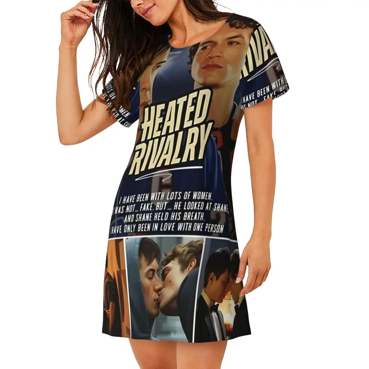 Custom Heated Rivalry Short Sleeves Nightdress For Sleeping Sleepshirts Women Short Sleeve Nightgowns Soft Pajama Dress
Custom Heated Rivalry Short Sleeves Nightdress For Sleeping Sleepshirts Women Short Sleeve Nightgowns Soft Pajama Dress