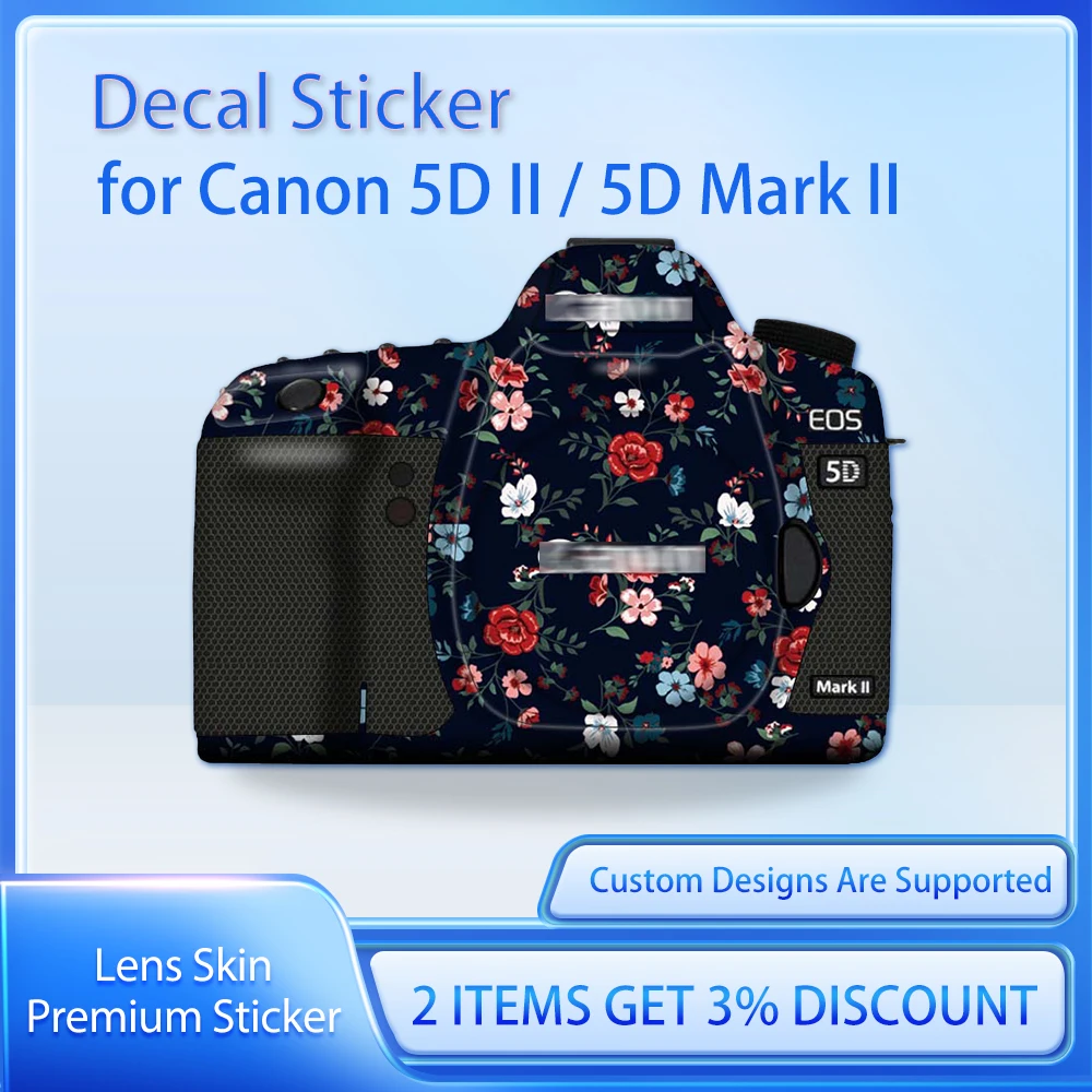 For Canon 5D II 5D2 Camera Skin Decal 5DII Decal Skin 5D Mark II Protective Film Cover Film Skin Wrap Covered
For Canon 5D II 5D2 Camera Skin Decal 5DII Decal Skin 5D Mark II Protective Film Cover Film Skin Wrap Covered