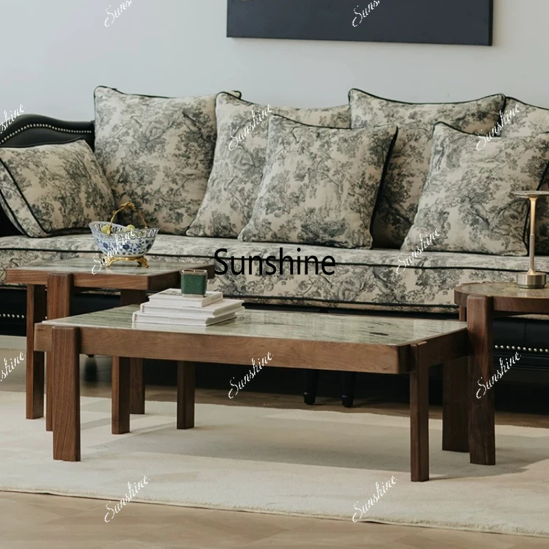 Medieval style natural luxury stone solid wood coffee table living room Italian marble coffee table
Medieval style natural luxury stone solid wood coffee table living room Italian marble coffee table