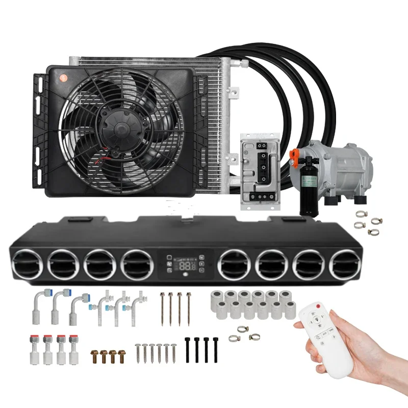 Truck parking electric air conditioner on-hook 24v evaporator assembly RV AC car car cooling air conditioner 12v
Truck parking electric air conditioner on-hook 24v evaporator assembly RV AC car car cooling air conditioner 12v