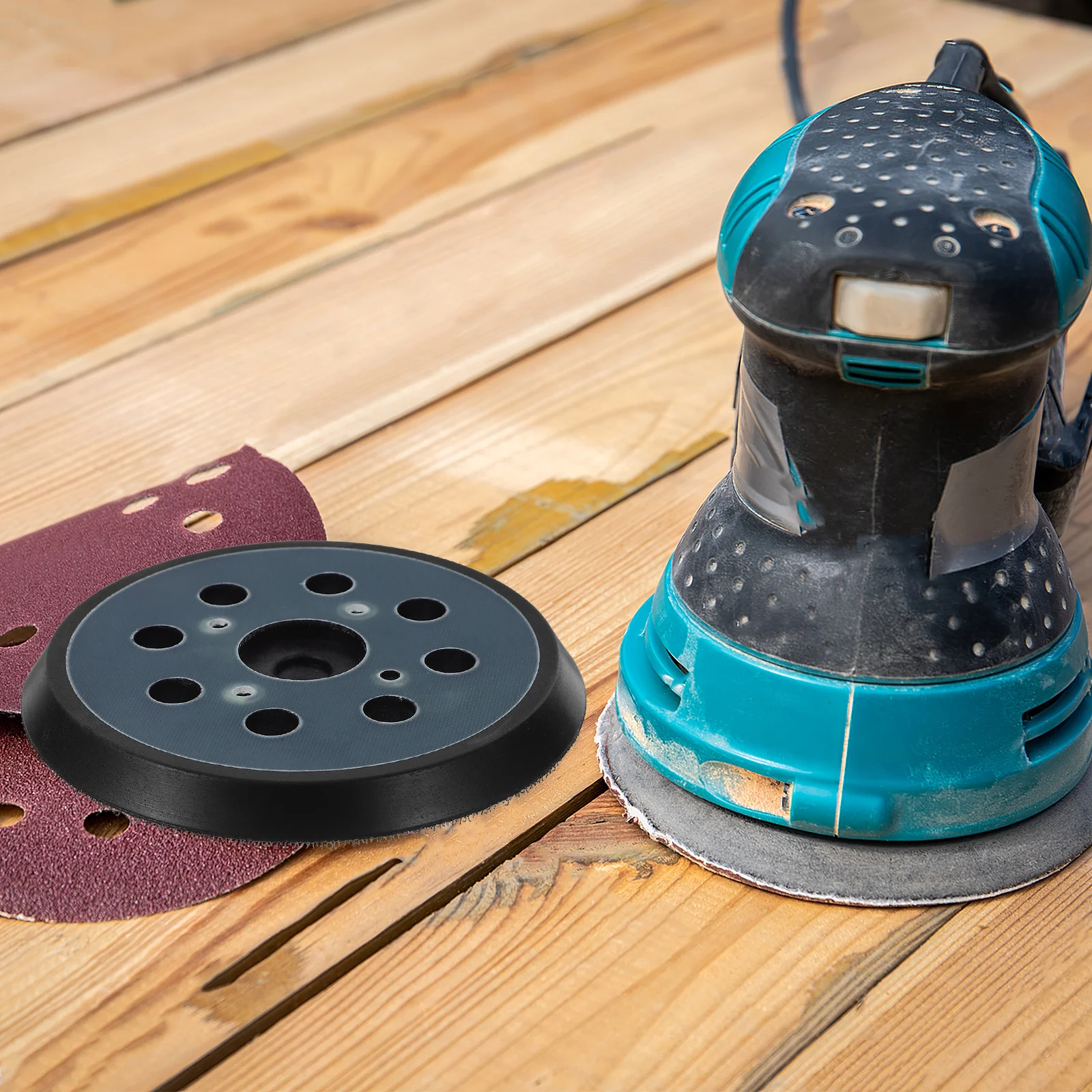 Sanding Pad 5inch 8 Hole Drill Sander Backing Plate Automotive Pneumatic Polisher Buffing Disc Car Wheel Polishing Tire 
Sanding Pad 5inch 8 Hole Drill Sander Backing Plate Automotive Pneumatic Polisher Buffing Disc Car Wheel Polishing Tire