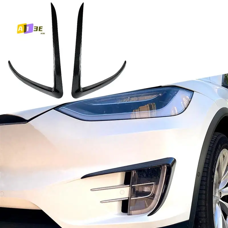 A03E-Car Front Bumper Splitter Spoiler Covers Trim Fog Lights Eyebrow Wind Knife For Tesla Model X 2015-2020 Carbon Fiber ABS Pa
A03E-Car Front Bumper Splitter Spoiler Covers Trim Fog Lights Eyebrow Wind Knife For Tesla Model X 2015-2020 Carbon Fiber ABS Pa