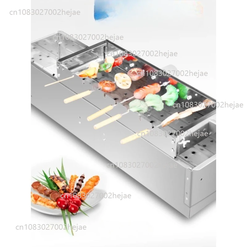 Commercial Barbecue Skewers Griddle Stainless Steel Grill Automatic Meat Rotate Machine Width Adjustable Hot Dog Roller
Commercial Barbecue Skewers Griddle Stainless Steel Grill Automatic Meat Rotate Machine Width Adjustable Hot Dog Roller