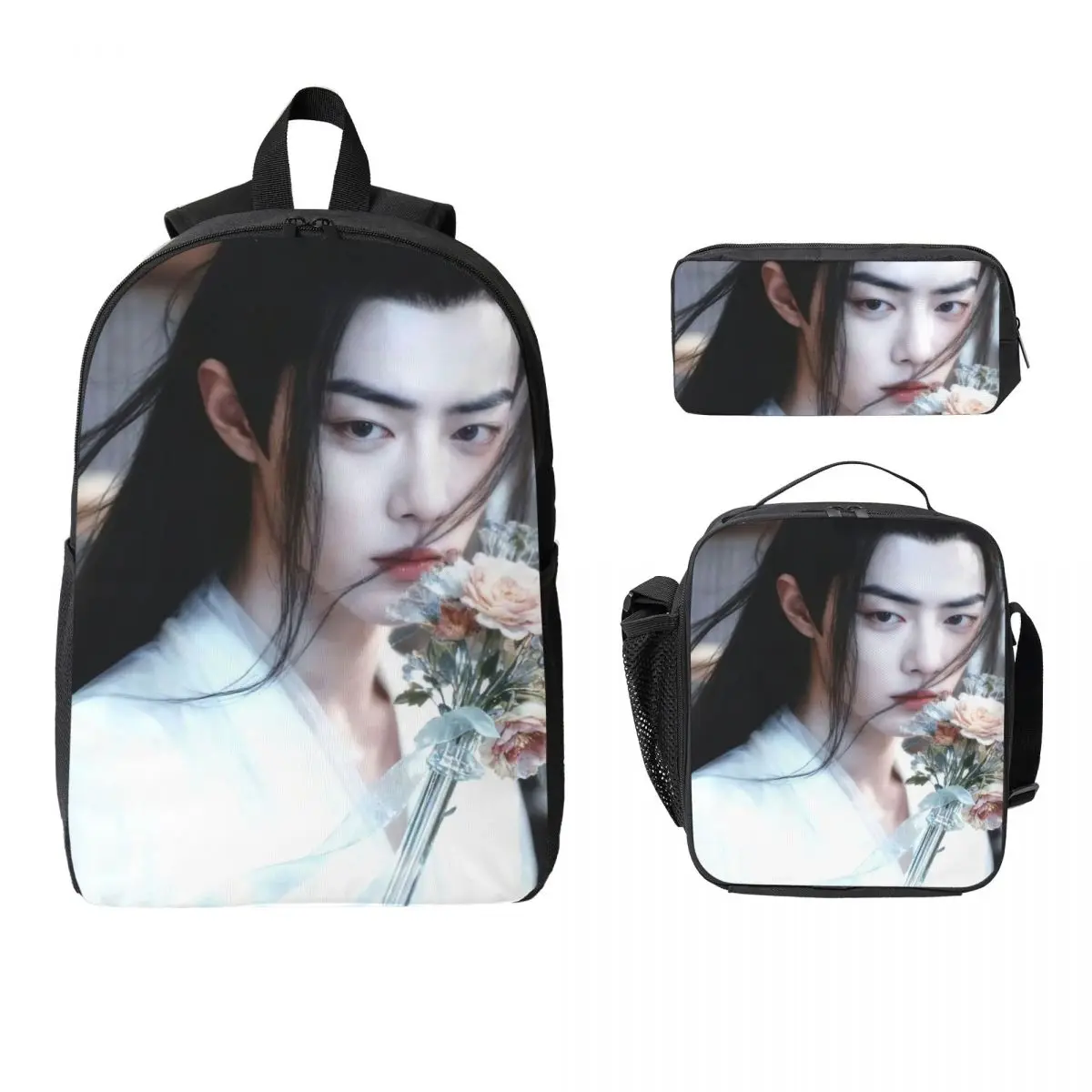Xiao Zhan Backpack Boys Girls BookBag School Bag Laptop Shoulder Bags 3ps Insulated Lunch Bag Pencil Case
Xiao Zhan Backpack Boys Girls BookBag School Bag Laptop Shoulder Bags 3ps Insulated Lunch Bag Pencil Case