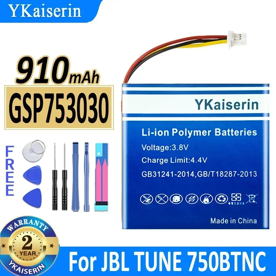YKaiserin 910 мАч GSP 753030 Литий-полимерная аккумуляторная батарея Lipo для JBL TUNE 750BTNC, 600BTNC, гарантия батарей гарнитуры + НЕТ
YKaiserin 910 мАч GSP 753030 Литий-полимерная аккумуляторная батарея Lipo для JBL TUNE 750BTNC, 600BTNC, гарантия батарей гарнитуры + НЕТ