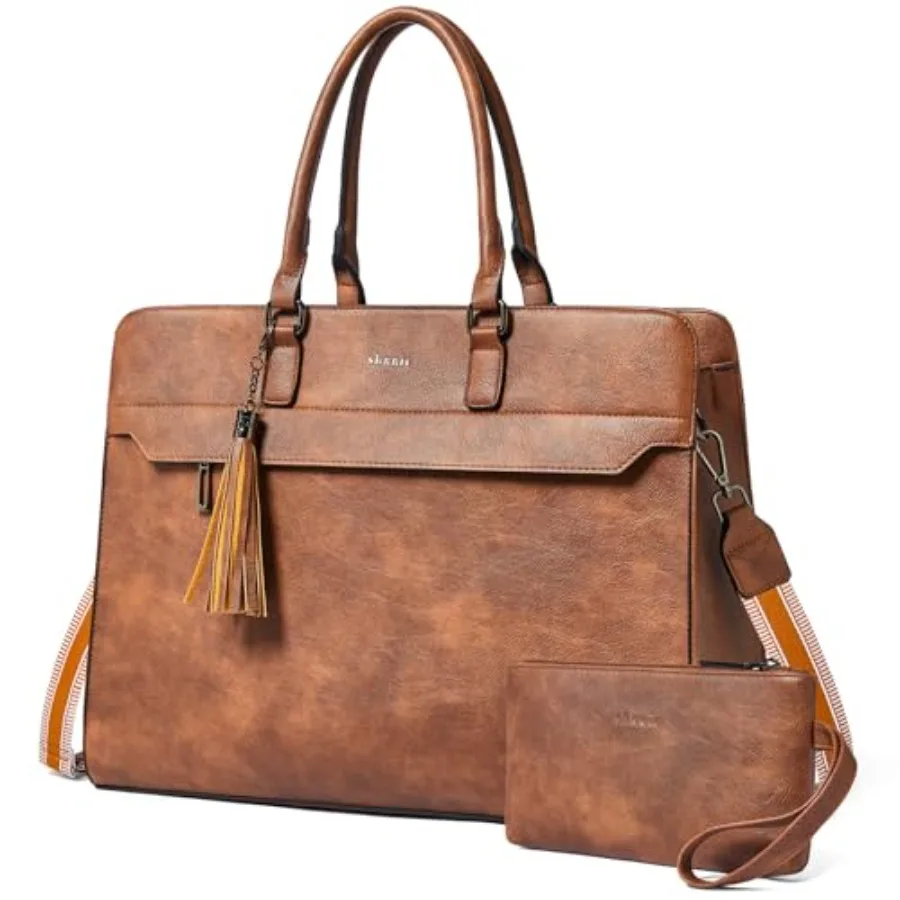Shrrie 15.6 Inch Laptop Bag for Women, Water-Resistant Work Bag Laptop Tote Bag, Briefcase with Satchel Purse
Shrrie 15.6 Inch Laptop Bag for Women, Water-Resistant Work Bag Laptop Tote Bag, Briefcase with Satchel Purse