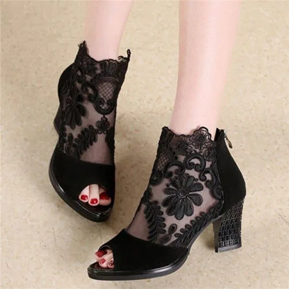 2022 Women's Shoes Spring Summer Fashion Mesh high heel sandals Fish mouth High Heels Mid-Calf Shoe Plus Size35-43
2022 Women's Shoes Spring Summer Fashion Mesh high heel sandals Fish mouth High Heels Mid-Calf Shoe Plus Size35-43