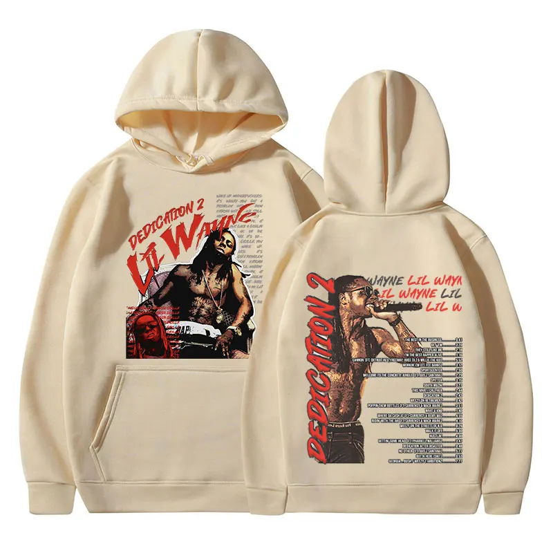Рэпер Lil Wayne Dedication Album Толстовки с графическим рисунком Мужская мода Винтаж Хип-хоп Толстовки Повседневные удобные пуловеры с длинными рукавами
Рэпер Lil Wayne Dedication Album Толстовки с графическим рисунком Мужская мода Винтаж Хип-хоп Толстовки Повседневные удобные пуловеры с длинными рукавами