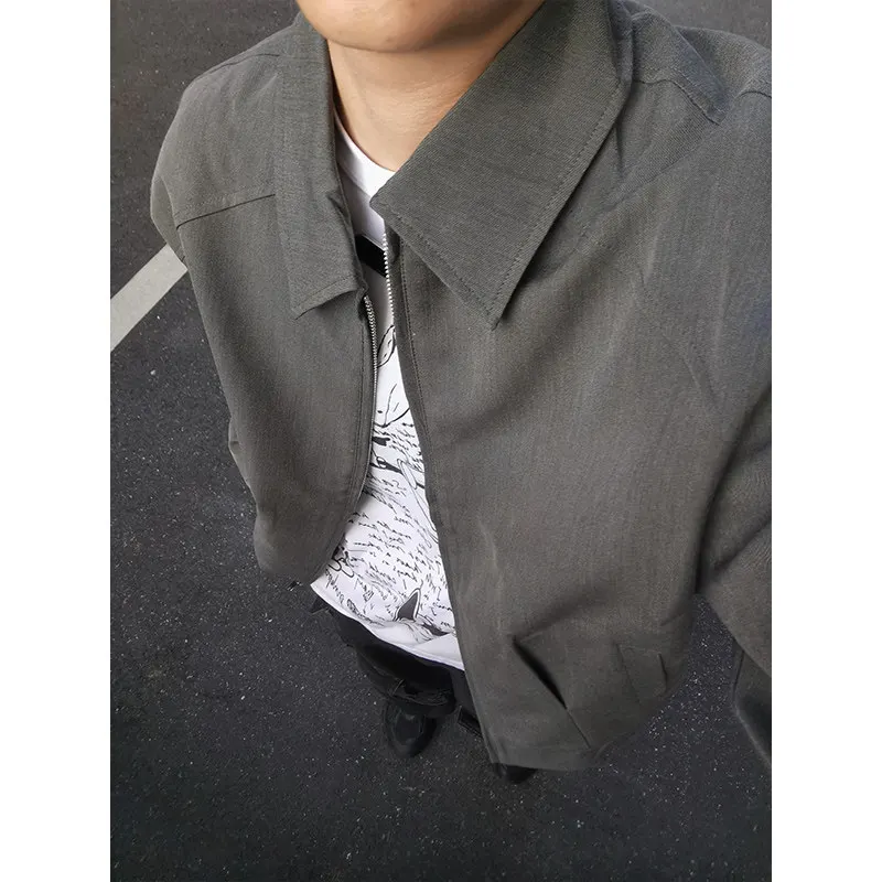 Bla ort Adstrative Jaet for Men Youthful Trendy Polyester Fabric Anti-Wrinkle Treaent Loose Fit Autumn Winter
Bla ort Adstrative Jaet for Men Youthful Trendy Polyester Fabric Anti-Wrinkle Treaent Loose Fit Autumn Winter