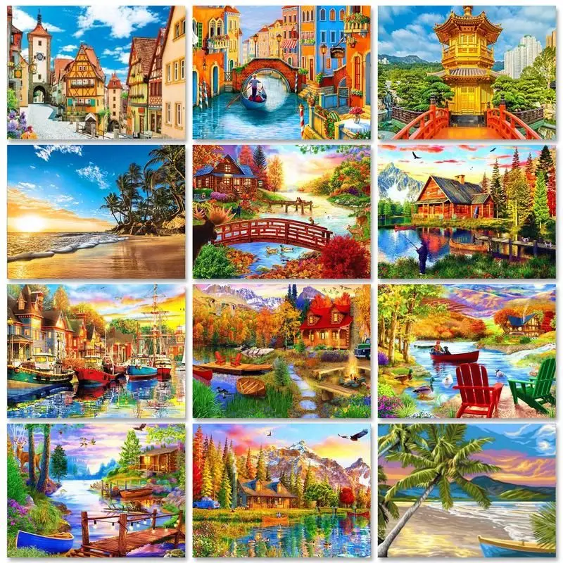 RUOPOTY Beach Acrylic Paint Diy Painting By Numbers Kits With Frame Drawing By Numbers 40x50cm For Home Wall Art Decors Crafts
RUOPOTY Beach Acrylic Paint Diy Painting By Numbers Kits With Frame Drawing By Numbers 40x50cm For Home Wall Art Decors Crafts