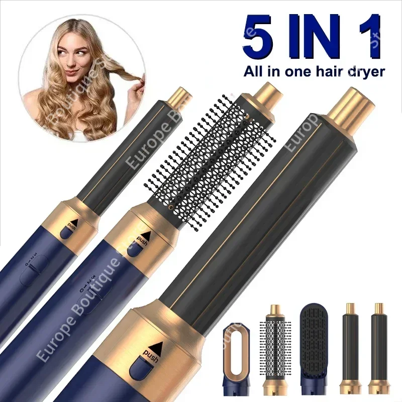 5 In 1 Hair Dryer Hot Air Comb Professional Hair Straightener Curling Iron Styling Tool For Salon And Home Use
5 In 1 Hair Dryer Hot Air Comb Professional Hair Straightener Curling Iron Styling Tool For Salon And Home Use