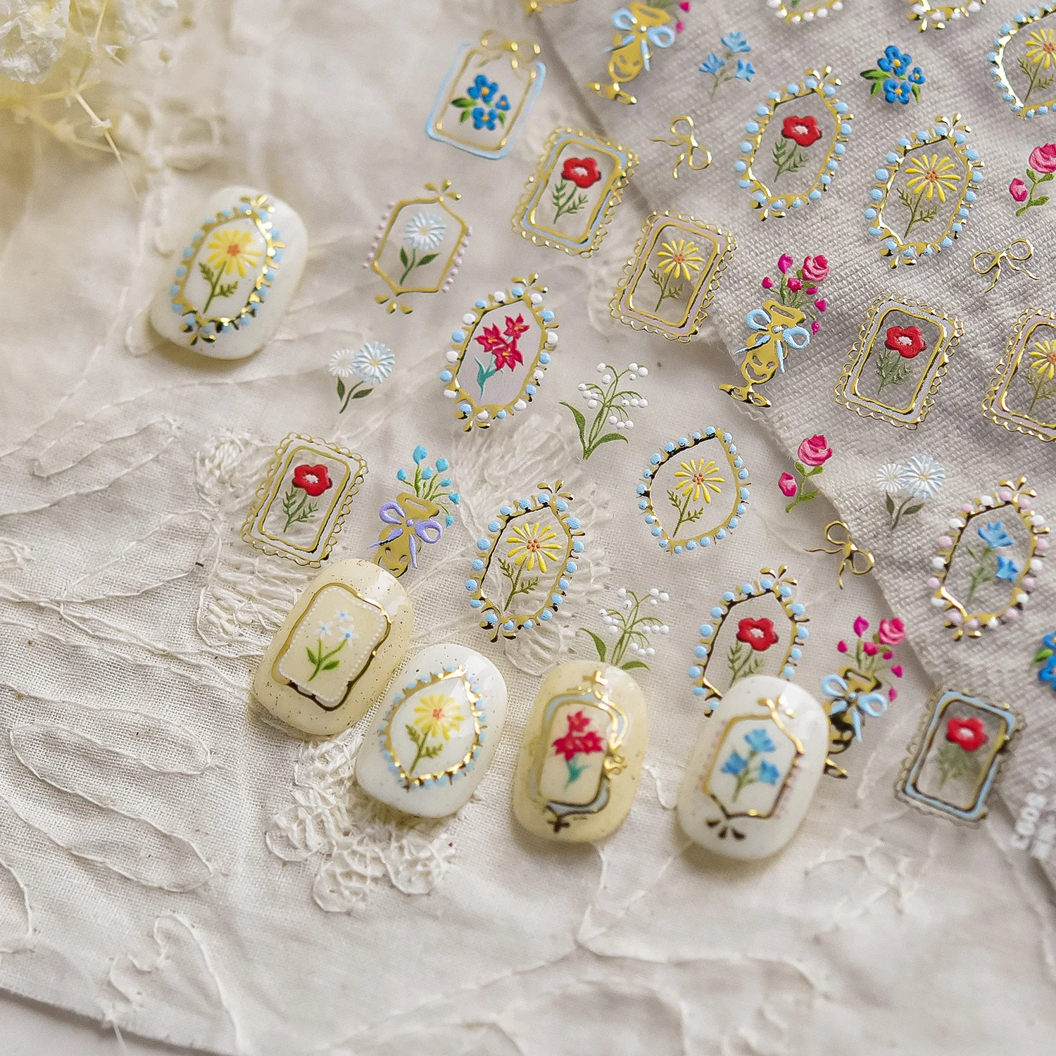Nail Art Stickers 3D Exqusitive Gilding Garden Nail Adhesive Slider For Nails Flowers Bows Manicure Decals Decorations Stickers
Nail Art Stickers 3D Exqusitive Gilding Garden Nail Adhesive Slider For Nails Flowers Bows Manicure Decals Decorations Stickers