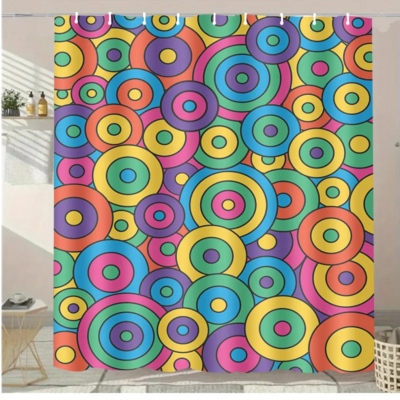 Цветные круги, моющаяся, грязеотталкивающая занавеска для душа, насадка для душа, водонепроницаемая полиэстеровая занавеска для ванны для домашнего декора, аксессуары
Цветные круги, моющаяся, грязеотталкивающая занавеска для душа, насадка для душа, водонепроницаемая полиэстеровая занавеска для ванны для домашнего декора, аксессуары