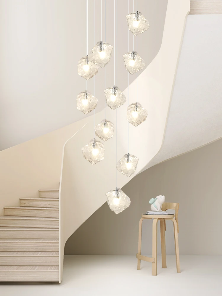 Modern Revolving Staircase Irregular Crystal Chandelier Duplex BuildingVilla Hollow Building Living Room Revolving Luxury Lamp
Modern Revolving Staircase Irregular Crystal Chandelier Duplex BuildingVilla Hollow Building Living Room Revolving Luxury Lamp