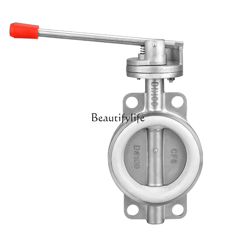 Stainless steel clip butterfly valve D71X manual handle soft seal silicone 304 butterfly valve
Stainless steel clip butterfly valve D71X manual handle soft seal silicone 304 butterfly valve