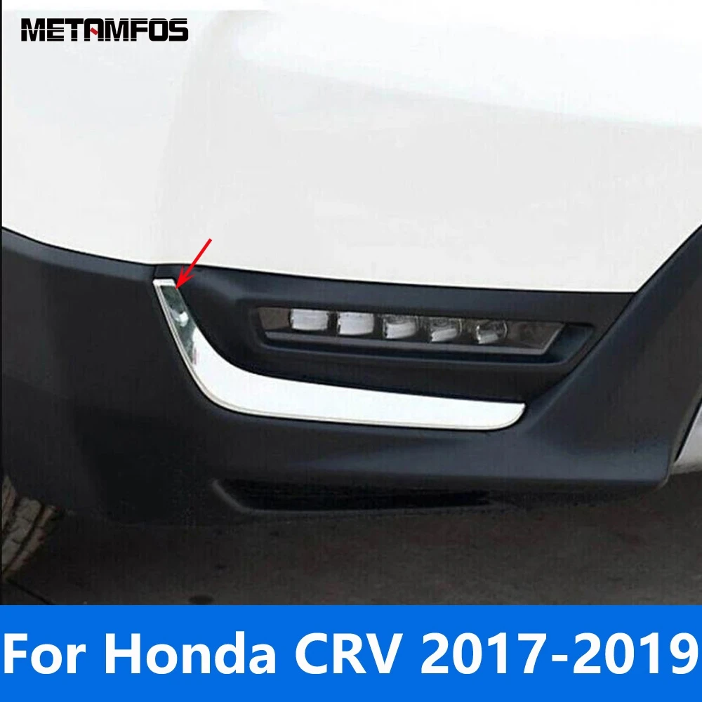 Front Fog Light Lamp Eyelid Eyebrow For Honda CR-V CRV 2017 2018 2019 Chrome Foglight Strip Exterior Accessories Car Styling
Front Fog Light Lamp Eyelid Eyebrow For Honda CR-V CRV 2017 2018 2019 Chrome Foglight Strip Exterior Accessories Car Styling