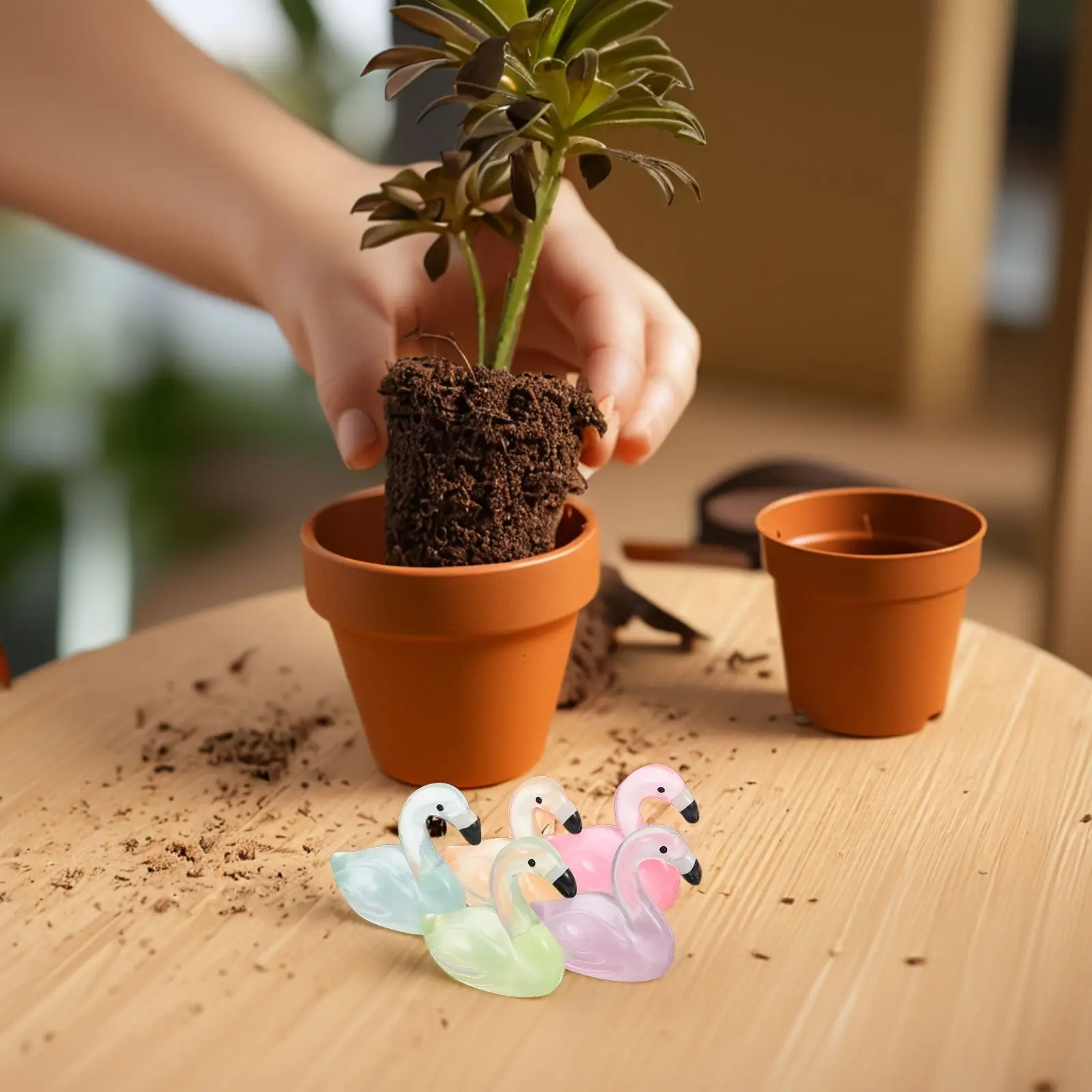30pcs Mini Flamingo Figurines Resin Animal Decorations for Micro Garden Landscape Desktop Sculptures
30pcs Mini Flamingo Figurines Resin Animal Decorations for Micro Garden Landscape Desktop Sculptures