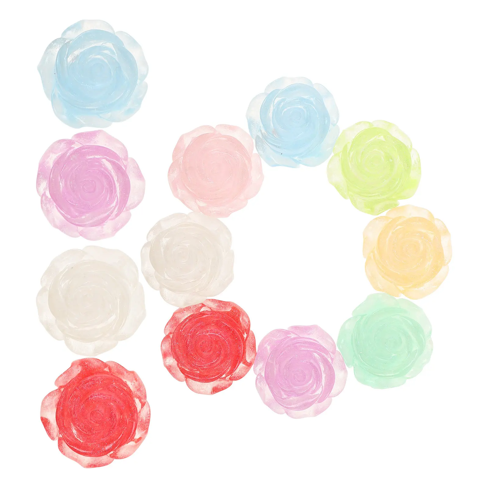 16Pcs Glow-in-The- Charms Resin Creative DIY Floral Accessories Hair Clips Phone Case Decoration Mini Dollhouse
16Pcs Glow-in-The- Charms Resin Creative DIY Floral Accessories Hair Clips Phone Case Decoration Mini Dollhouse