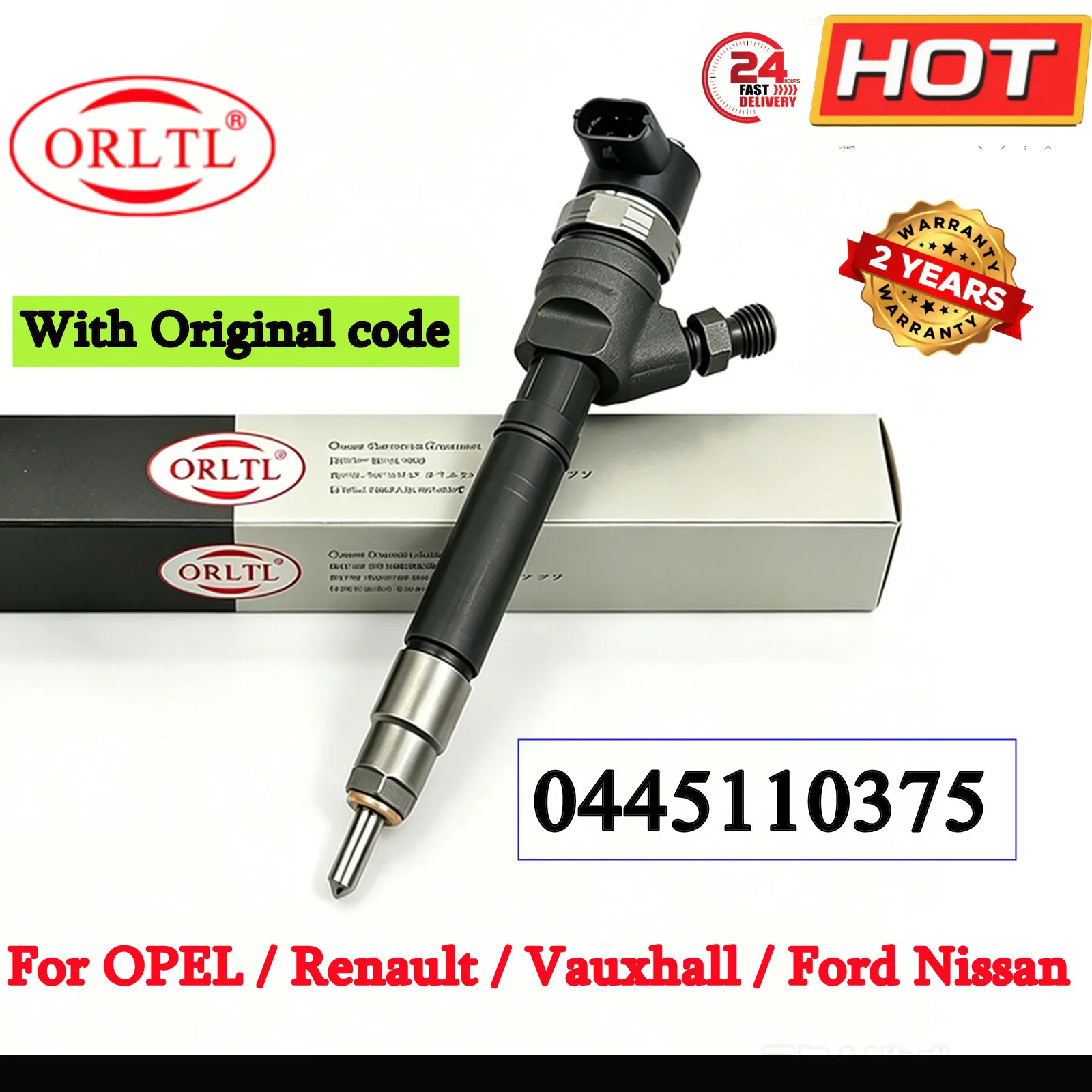 0445110375 Genuine Diesel Fuel Injector 0445110635 0445110634 0986435205 0986435234 for OPEL Renault Vauxhall Ford Nissan
0445110375 Genuine Diesel Fuel Injector 0445110635 0445110634 0986435205 0986435234 for OPEL Renault Vauxhall Ford Nissan