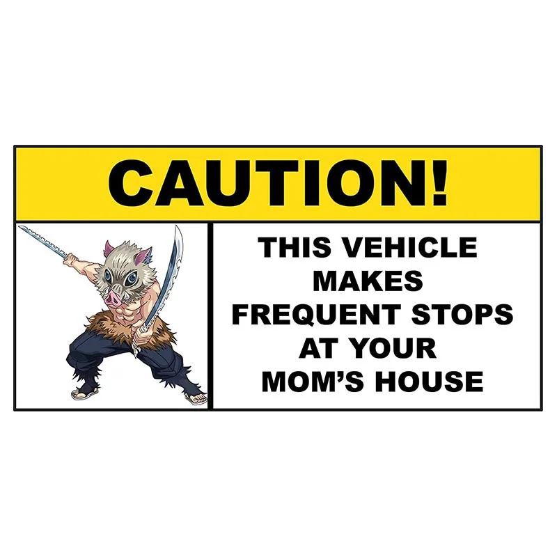 Warning Sign Car Sticker for Caution This Vehicle Makes Frequent Stops At Your Moms House Vinyl Decal Funny Car Styling Car Wrap
Warning Sign Car Sticker for Caution This Vehicle Makes Frequent Stops At Your Moms House Vinyl Decal Funny Car Styling Car Wrap