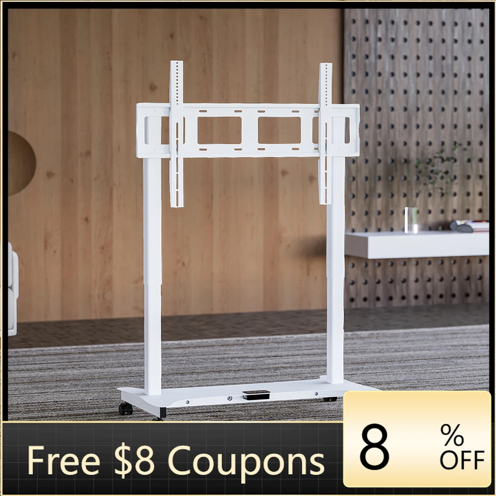 TV Trolley Stand with Wheels Mobile TV Display Stand Height Adjustable Movable Floor Stand for VESA 900X600 Screen
TV Trolley Stand with Wheels Mobile TV Display Stand Height Adjustable Movable Floor Stand for VESA 900X600 Screen