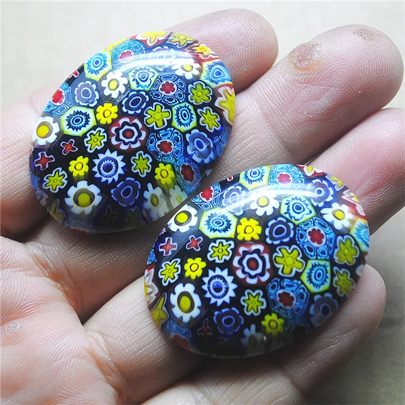 CHOICES 2PCS ITALY GLASS CABOCHONS OVAL SHAPE 30X40MM NO HOLE DIY JEWELRY ACCESSORIES CHARMS MATCHINGS
CHOICES 2PCS ITALY GLASS CABOCHONS OVAL SHAPE 30X40MM NO HOLE DIY JEWELRY ACCESSORIES CHARMS MATCHINGS