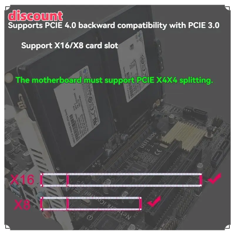Превосходное качество-U.2 Карта адаптера Dual-Disk SFF8639 U.2 NVME и SATA 2,5-дюймовый жесткий диск с раздельным картой PCIE4.0
Превосходное качество-U.2 Карта адаптера Dual-Disk SFF8639 U.2 NVME и SATA 2,5-дюймовый жесткий диск с раздельным картой PCIE4.0