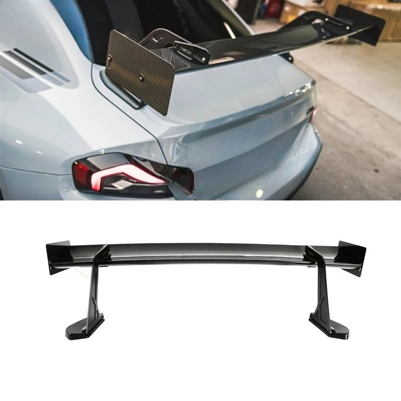 M2 G87 V-tail dry carbon fiber rear spoiler v-wing rear spoiler lip
M2 G87 V-tail dry carbon fiber rear spoiler v-wing rear spoiler lip