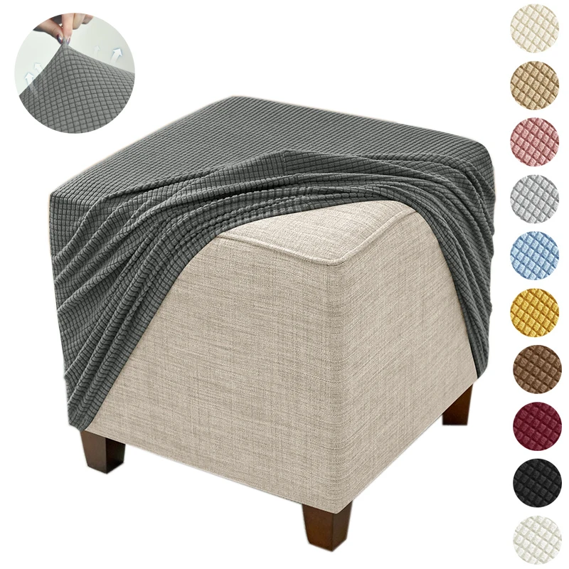 1PC Jacquard Stretch Ottoman Slipcover Polar Fleece Fabric Footstool Protector Anti-Scratch Classic Ottomans Sofa Stool Cover
1PC Jacquard Stretch Ottoman Slipcover Polar Fleece Fabric Footstool Protector Anti-Scratch Classic Ottomans Sofa Stool Cover