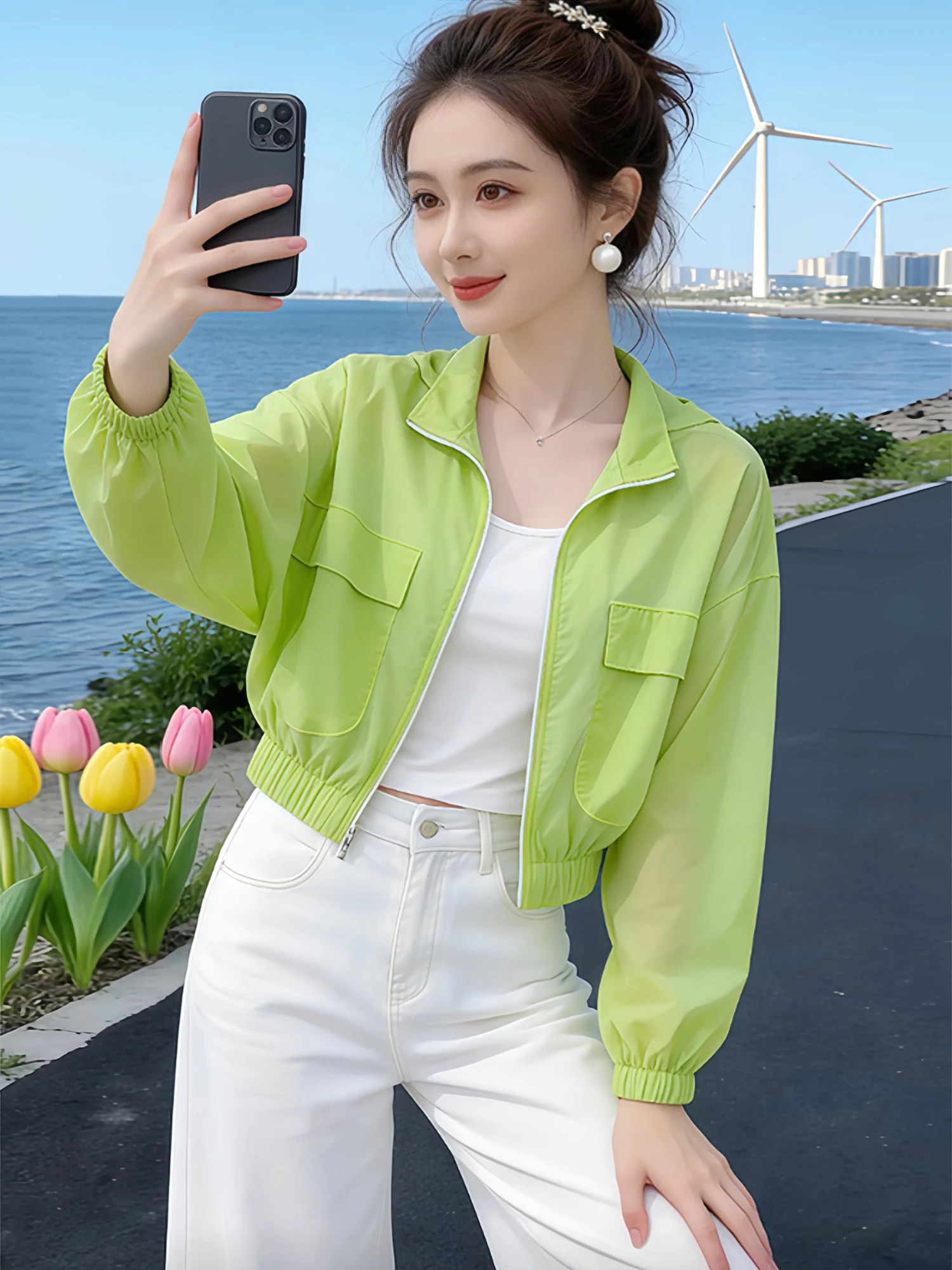 Women's Lightweight Casual Versatile Summer New Style Small Size Sun Protection Short Coat Breathable Top Elegant Straight Cu...
Women's Lightweight Casual Versatile Summer New Style Small Size Sun Protection Short Coat Breathable Top Elegant Straight Cu...