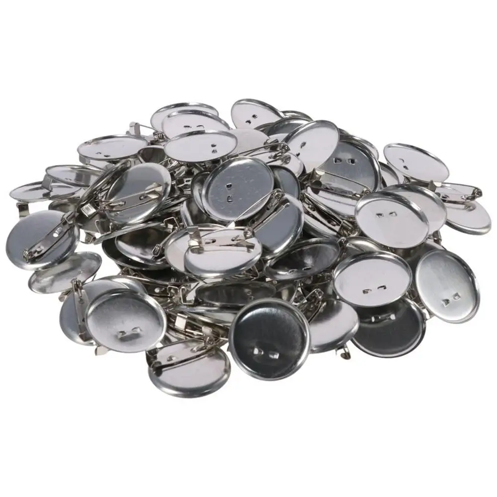 100pcs Flat Round Brooch Pin,30MM Silver Brooch Clasps Pin Disk Base,Disc Blank Flat Trays for DIY Jewelry Making Craft
100pcs Flat Round Brooch Pin,30MM Silver Brooch Clasps Pin Disk Base,Disc Blank Flat Trays for DIY Jewelry Making Craft