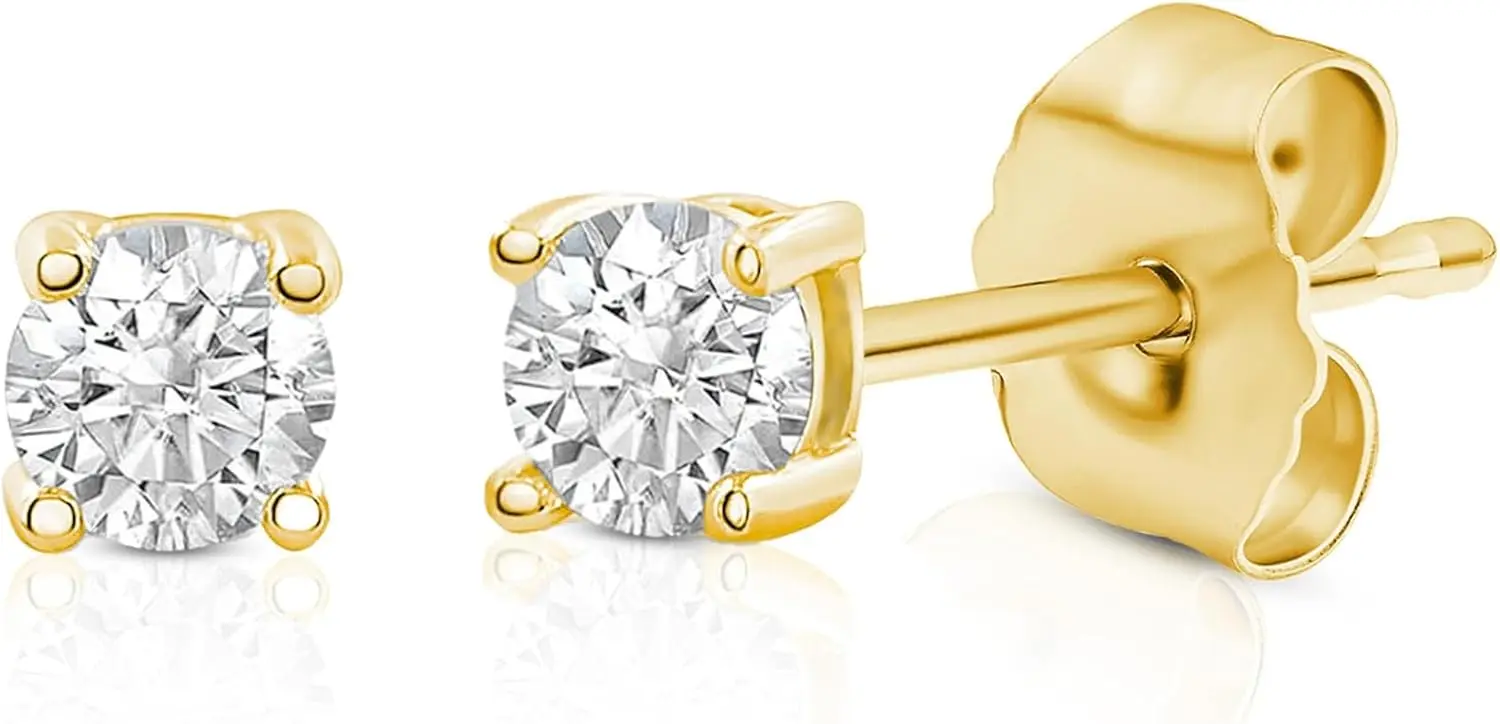 Essentials 0.25 to 1 Carat IGI Certified Solitaire Lab Grown Diamond Stud 14k Gold 4 Prong Round Cut
Essentials 0.25 to 1 Carat IGI Certified Solitaire Lab Grown Diamond Stud 14k Gold 4 Prong Round Cut