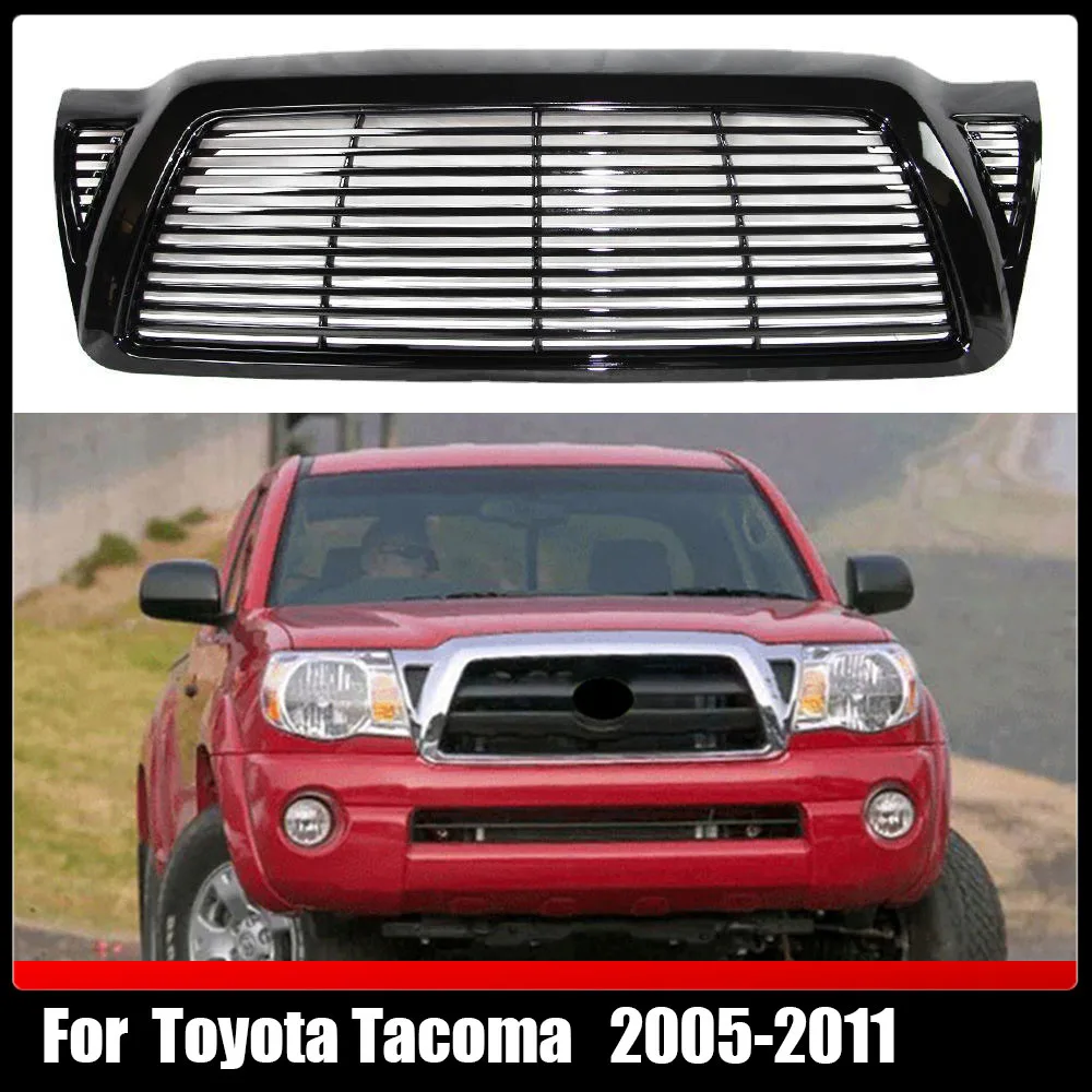 For Toyota Tacoma 2005-2011 Car Grilles ABS Front Bumper Hood Racing Grill Glossy Black Auto Grille W/ LED Light Accessories
For Toyota Tacoma 2005-2011 Car Grilles ABS Front Bumper Hood Racing Grill Glossy Black Auto Grille W/ LED Light Accessories