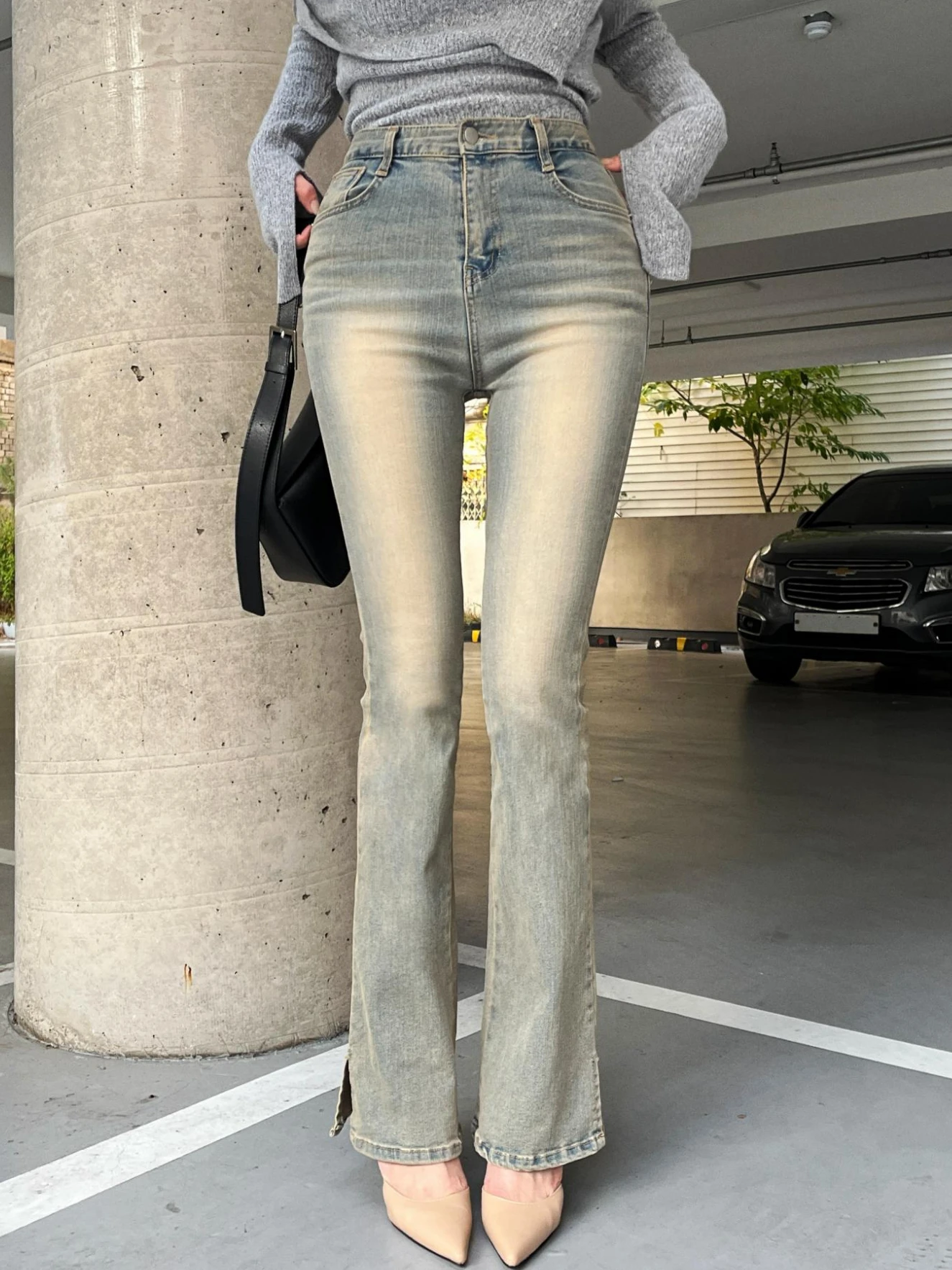 Sexy High Waist Distressed Washed Denim Jeans Women's Long Pants Cotton Stretch Fabric Spring Autumn Season Bell Bottoms
Sexy High Waist Distressed Washed Denim Jeans Women's Long Pants Cotton Stretch Fabric Spring Autumn Season Bell Bottoms