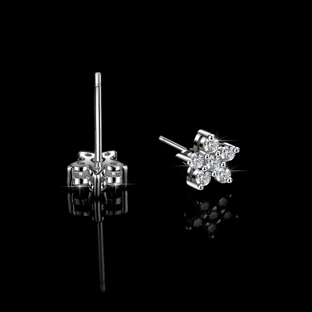 Mousang Stone Silver S925 Women's Jewelry Five Star Five Leaf Grass Design Earrings Daughter Adult Gift Beautiful Gift
Mousang Stone Silver S925 Women's Jewelry Five Star Five Leaf Grass Design Earrings Daughter Adult Gift Beautiful Gift