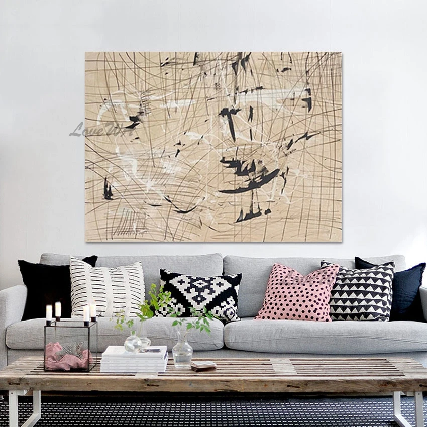 Black Line Texture Modern Decor Canvas Oil Painting Wholesale Cheap Abstract Art Acrylic Frameless Wall Pictures For Kitchen
Black Line Texture Modern Decor Canvas Oil Painting Wholesale Cheap Abstract Art Acrylic Frameless Wall Pictures For Kitchen