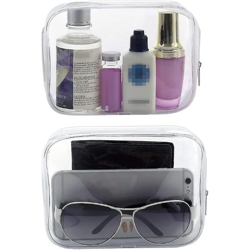 Clear PVC Makeup Bag Travel Organizer Waterproof Toiletry Bag for Cosmetics and Essentials Wash Bag for Travel and Daily Use
Clear PVC Makeup Bag Travel Organizer Waterproof Toiletry Bag for Cosmetics and Essentials Wash Bag for Travel and Daily Use