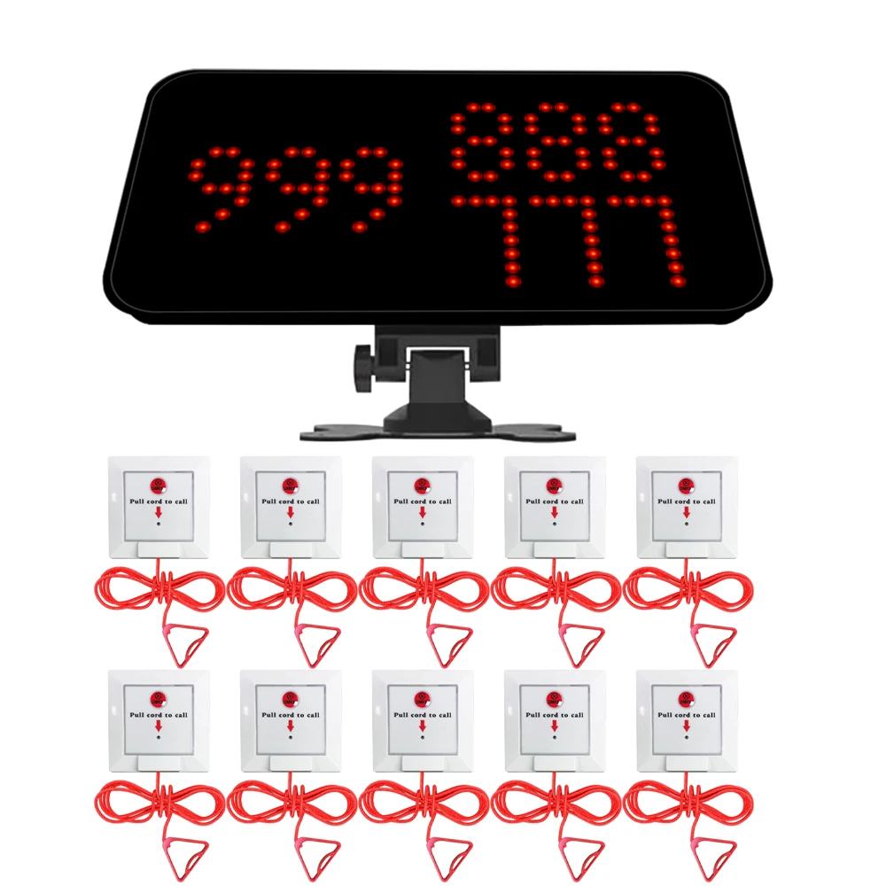 Ycall Hospital Call Button Nurse Emergency Paging System 1 Host Receiver 10 Pull Cord Bell
Ycall Hospital Call Button Nurse Emergency Paging System 1 Host Receiver 10 Pull Cord Bell