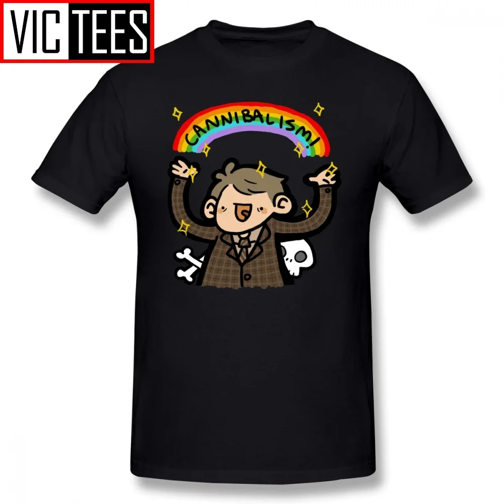 Mens Hannibal T Shirts CANNIBALISM T-Shirt Print Tee Shirt Basic Men 100% Cotton Funny Oversized Tshirt
Mens Hannibal T Shirts CANNIBALISM T-Shirt Print Tee Shirt Basic Men 100% Cotton Funny Oversized Tshirt