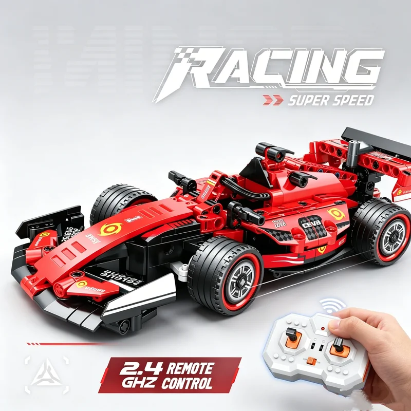 1/24 2.4G Technology RC Racing Car Building Blocks Remote Control Sport Car Power Bricks Assembly Model Toy For Kids Boy Gifts
1/24 2.4G Technology RC Racing Car Building Blocks Remote Control Sport Car Power Bricks Assembly Model Toy For Kids Boy Gifts
