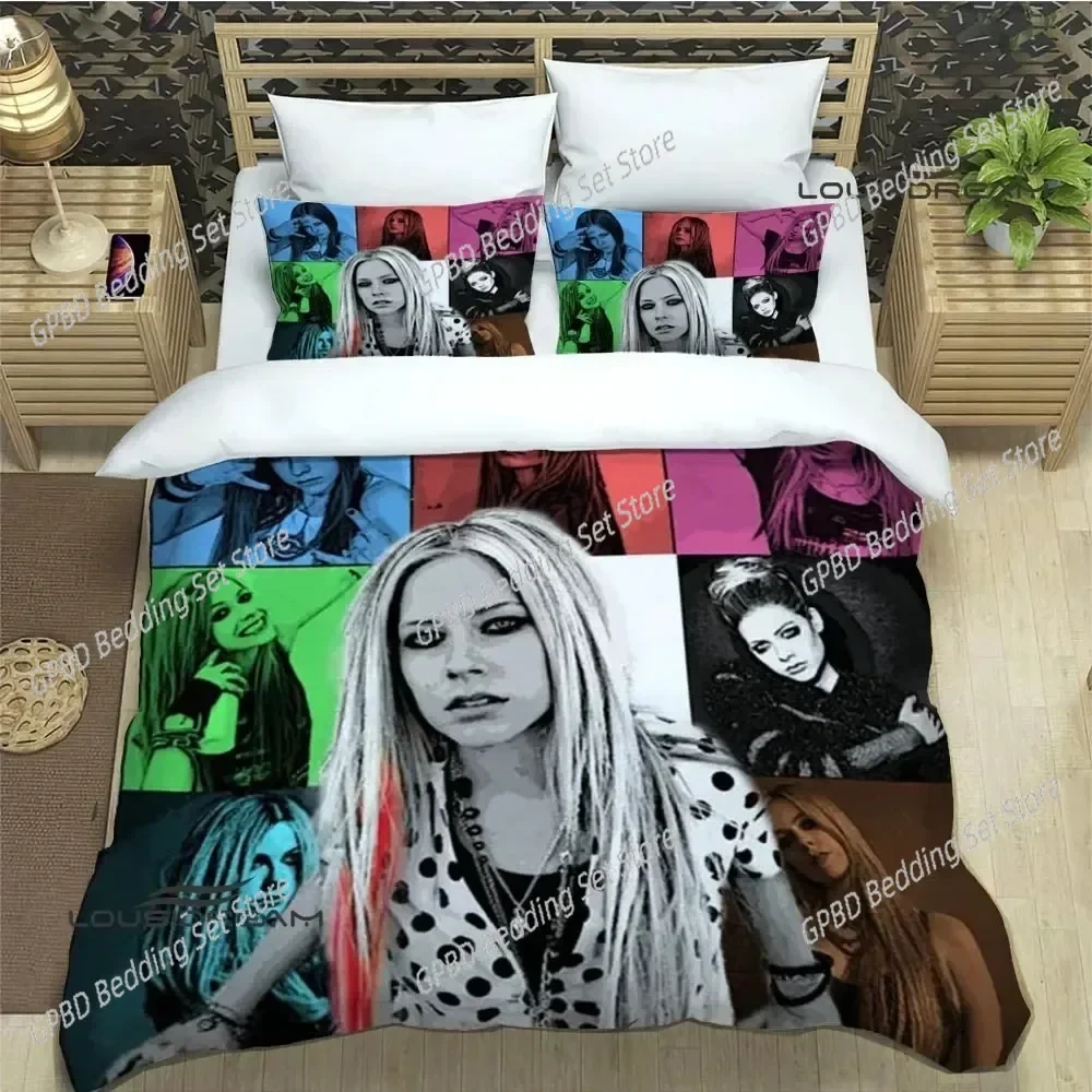 3D Print Singer Avril Lavigne Bedding Set,Duvet Cover Bed Set Quilt Cover Pillowcase,King Queen Twin Size Boys Girls Adults
3D Print Singer Avril Lavigne Bedding Set,Duvet Cover Bed Set Quilt Cover Pillowcase,King Queen Twin Size Boys Girls Adults