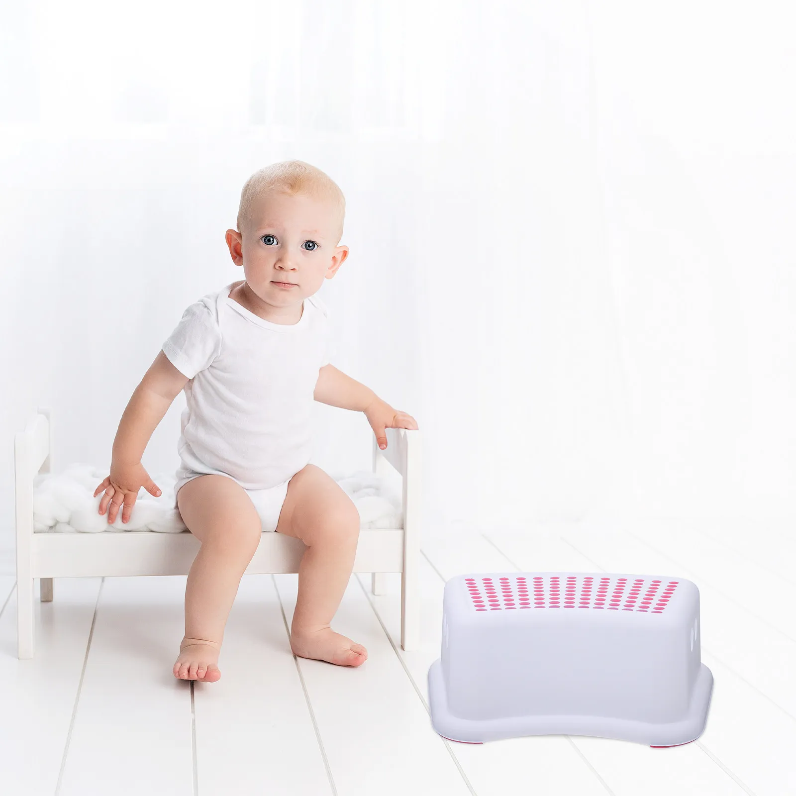Bathroom Stool for Toddlers Step Children's Footstool Kids Anti-skid Toilet Baby
Bathroom Stool for Toddlers Step Children's Footstool Kids Anti-skid Toilet Baby