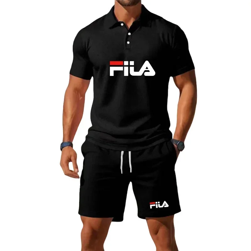 Men's Summer Sets Fashion Short Sleeve Polo Shirt and Shorts 2 Piece Outdoor Basketball Sport Outfit Casual Simple Fitness Suit
Men's Summer Sets Fashion Short Sleeve Polo Shirt and Shorts 2 Piece Outdoor Basketball Sport Outfit Casual Simple Fitness Suit