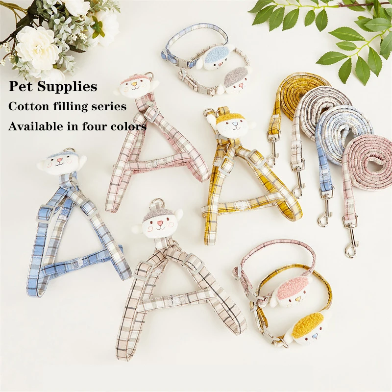 Pet supplies new plaid anti-break adjustable slip cat rope dog rope vest plaid cat leash
Pet supplies new plaid anti-break adjustable slip cat rope dog rope vest plaid cat leash