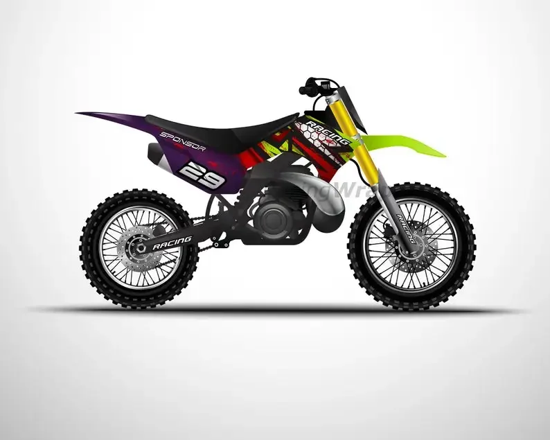 Template Motocross Dirt bike Mockup, Motocross Graphics, Bike vector, Vehicle Wrap Design, Dirt bike Stickers design, Mock ups m 
Template Motocross Dirt bike Mockup, Motocross Graphics, Bike vector, Vehicle Wrap Design, Dirt bike Stickers design, Mock ups m