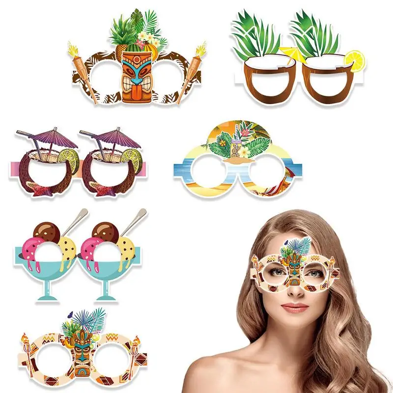 Hawaiian Party Sunglasses 6 Pair Paper Hawaiian Glasses Fancy Dress Props Fun Kids Party Favors Beach Themed Supplies For Pool
Hawaiian Party Sunglasses 6 Pair Paper Hawaiian Glasses Fancy Dress Props Fun Kids Party Favors Beach Themed Supplies For Pool