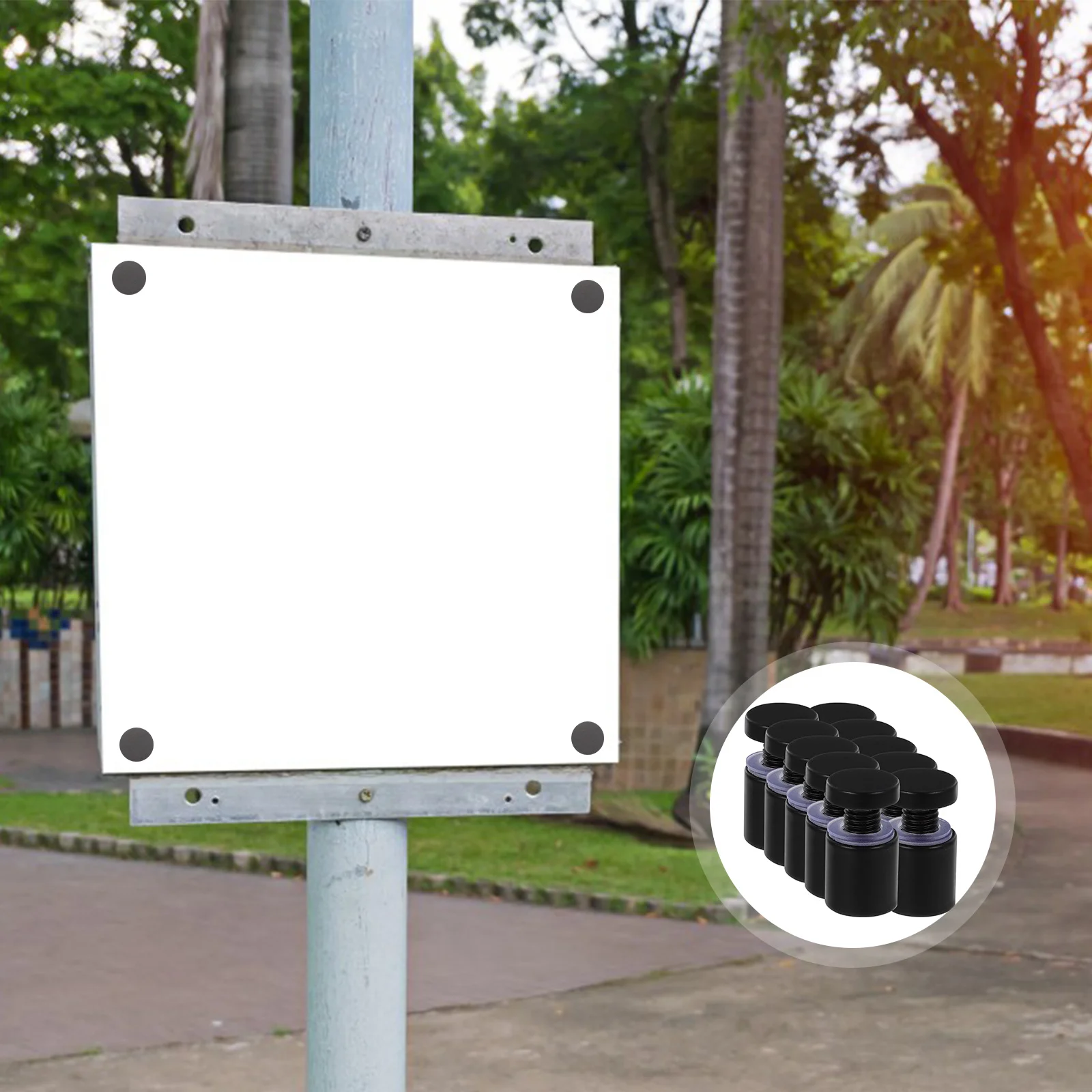 10Pcs Decorative Nail Stainless Steel Standoff Screws for Wall Sign Mounting Advertising Glass Frame Cabinet Display Fixtures
10Pcs Decorative Nail Stainless Steel Standoff Screws for Wall Sign Mounting Advertising Glass Frame Cabinet Display Fixtures