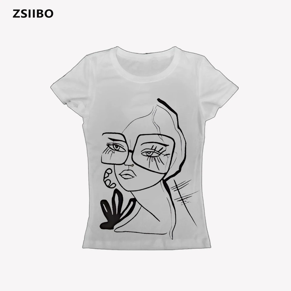 2000S style unique abstract painting girl personalized style street print women's pattern fashionable street
2000S style unique abstract painting girl personalized style street print women's pattern fashionable street