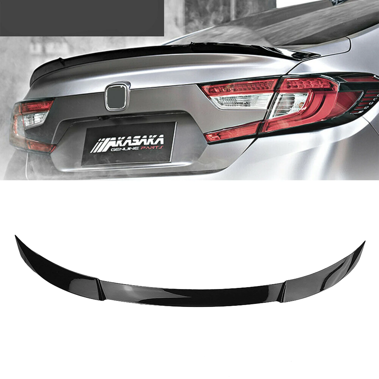 AKASAKA Rear Trunk Spoiler Wing For Honda Accord 10th JDM V Type 2018-2022 4 Door Sedan Glossy Black Tailgate Trim Splitter Lip
AKASAKA Rear Trunk Spoiler Wing For Honda Accord 10th JDM V Type 2018-2022 4 Door Sedan Glossy Black Tailgate Trim Splitter Lip