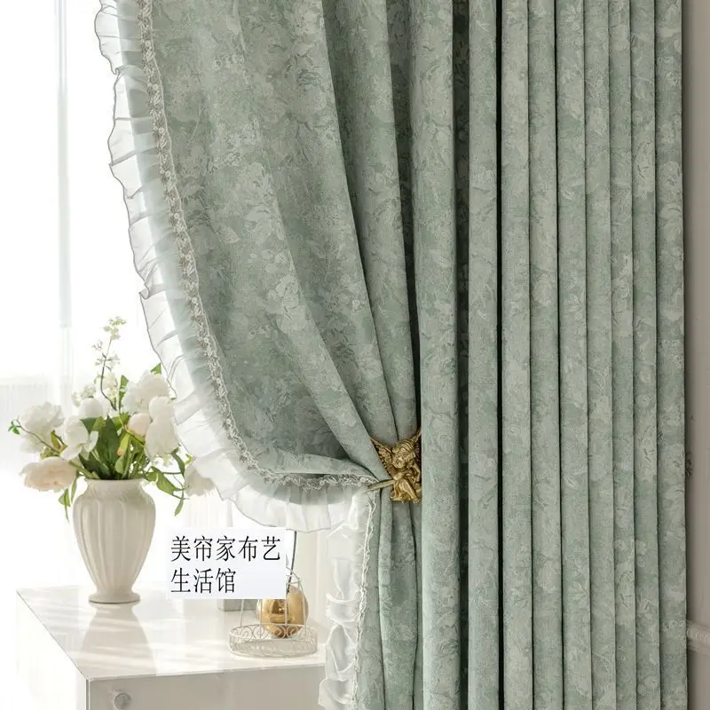 Custom French Retro Green Chenille Curtains Living Room and Bedroom 2025 New Blackout Custom Downton Abbey High-end Feel
Custom French Retro Green Chenille Curtains Living Room and Bedroom 2025 New Blackout Custom Downton Abbey High-end Feel